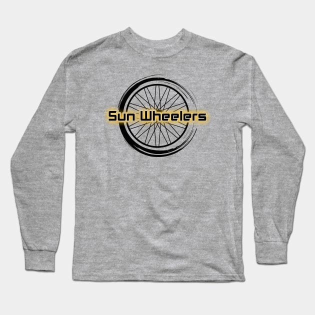 Sun Wheelers 'Eclipse' Logo Long Sleeve T-Shirt by Virginia Sun Wheelers